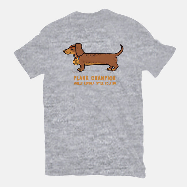 Plank Champion-Unisex-Basic-Tee-erion_designs