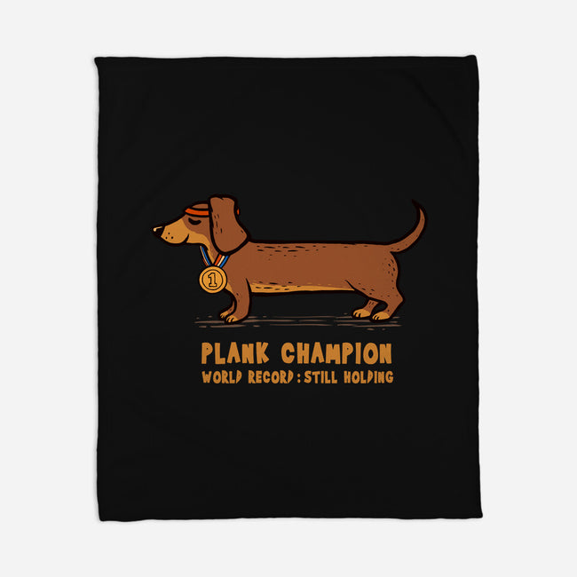 Plank Champion-None-Fleece-Blanket-erion_designs