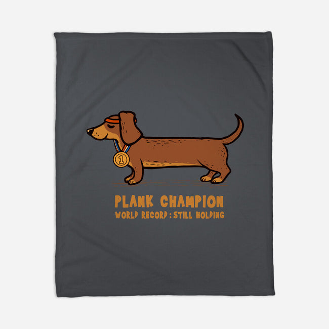 Plank Champion-None-Fleece-Blanket-erion_designs