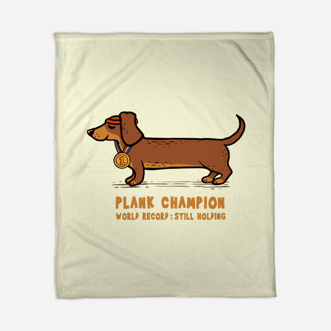 Plank Champion-None-Fleece-Blanket-erion_designs