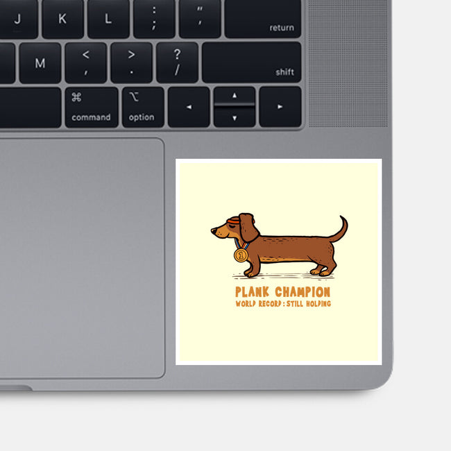 Plank Champion-None-Glossy-Sticker-erion_designs