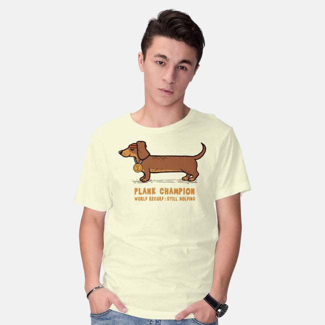 Plank Champion-Mens-Basic-Tee-erion_designs