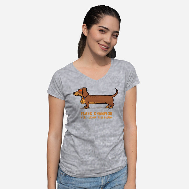 Plank Champion-Womens-V-Neck-Tee-erion_designs