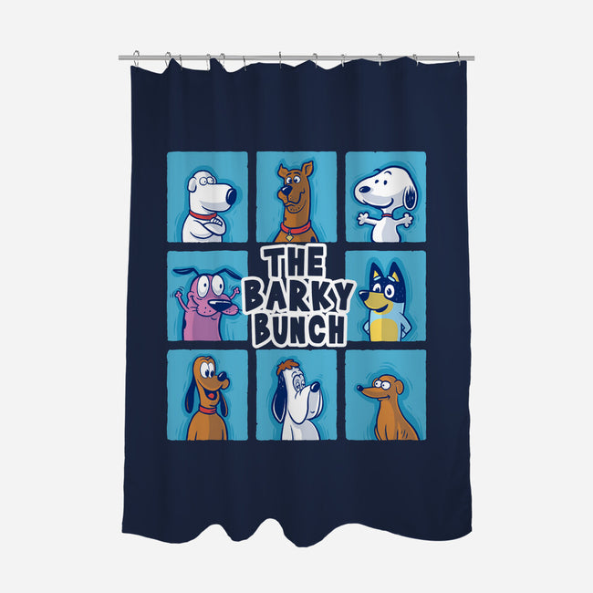 The Barky Bunch-None-Polyester-Shower Curtain-erion_designs