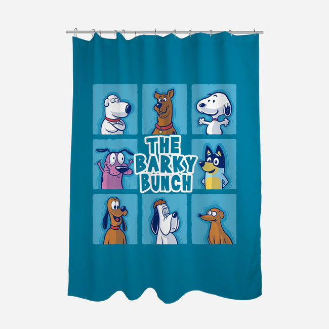The Barky Bunch-None-Polyester-Shower Curtain-erion_designs