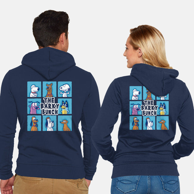 The Barky Bunch-Unisex-Zip-Up-Sweatshirt-erion_designs