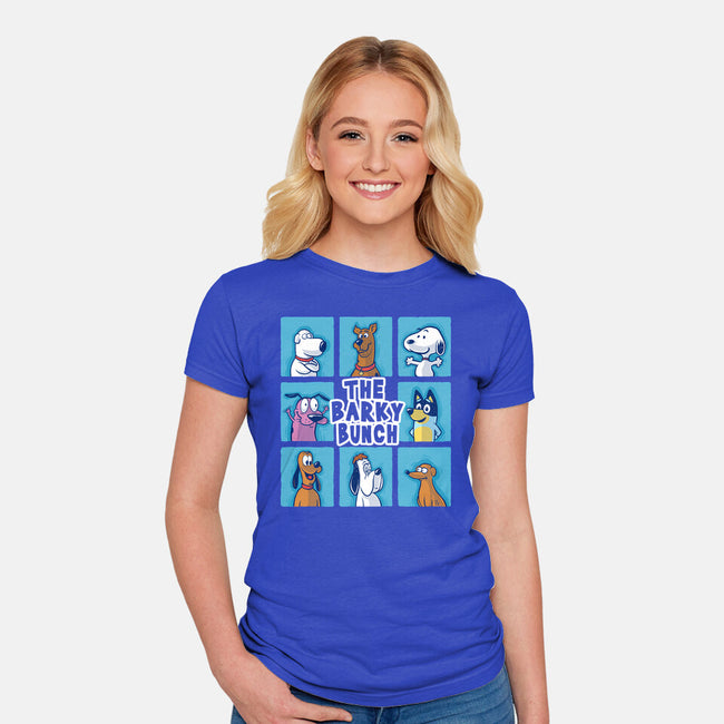 The Barky Bunch-Womens-Fitted-Tee-erion_designs