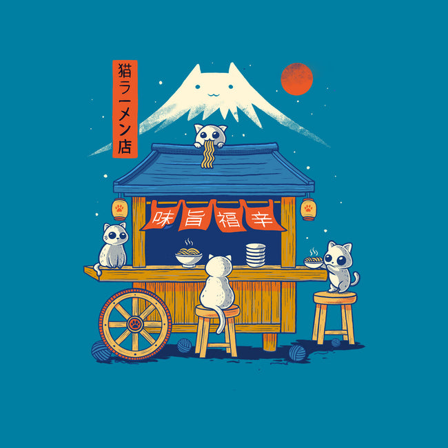 Ramen Cat Station-None-Glossy-Sticker-erion_designs