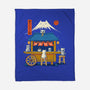 Ramen Cat Station-None-Fleece-Blanket-erion_designs