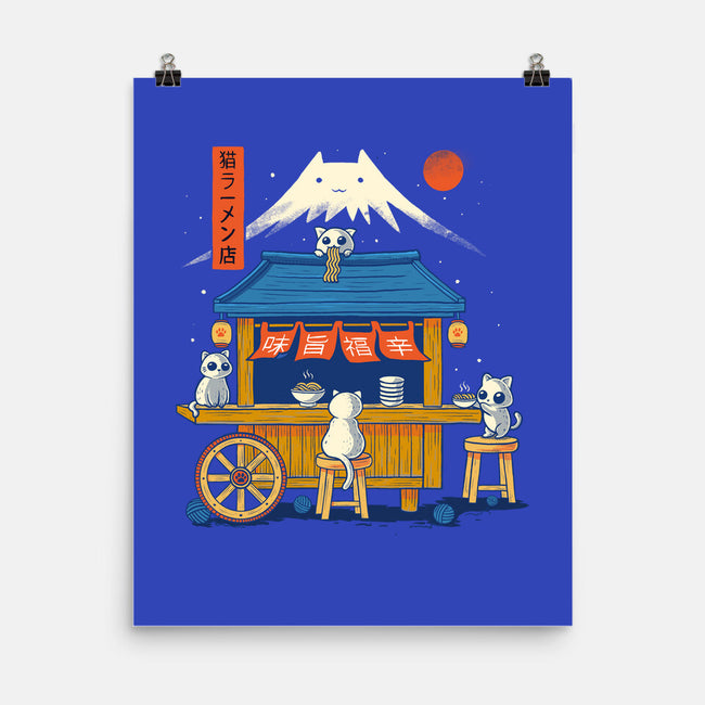 Ramen Cat Station-None-Matte-Poster-erion_designs