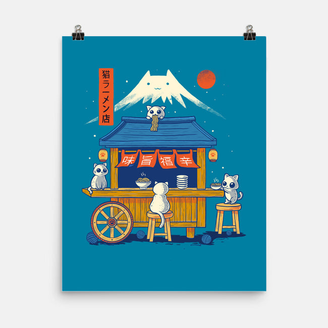 Ramen Cat Station-None-Matte-Poster-erion_designs