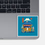 Ramen Cat Station-None-Glossy-Sticker-erion_designs