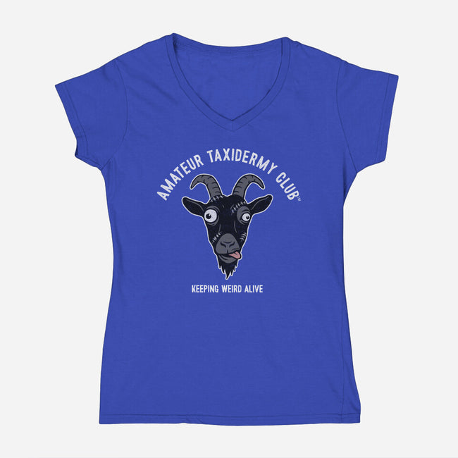 Amateur Taxidermy Club-Womens-V-Neck-Tee-OPIPPI