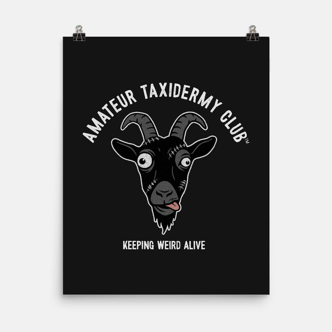 Amateur Taxidermy Club-None-Matte-Poster-OPIPPI