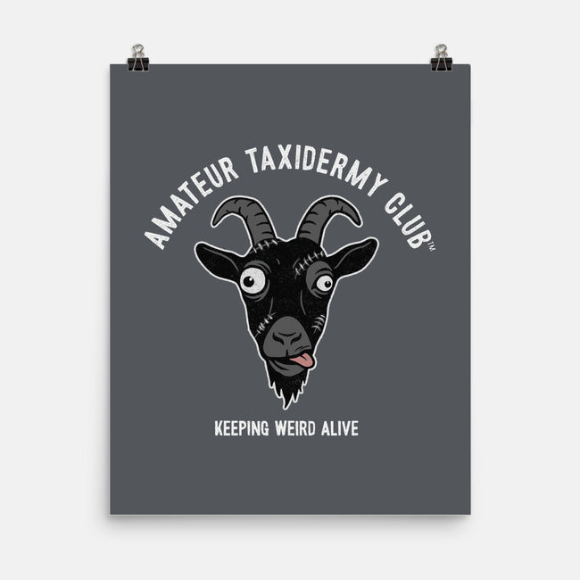 Amateur Taxidermy Club-None-Matte-Poster-OPIPPI