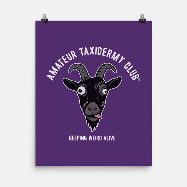 Amateur Taxidermy Club-None-Matte-Poster-OPIPPI