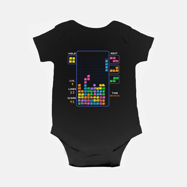 Tetris Cats-Baby-Basic-Onesie-GoshWow