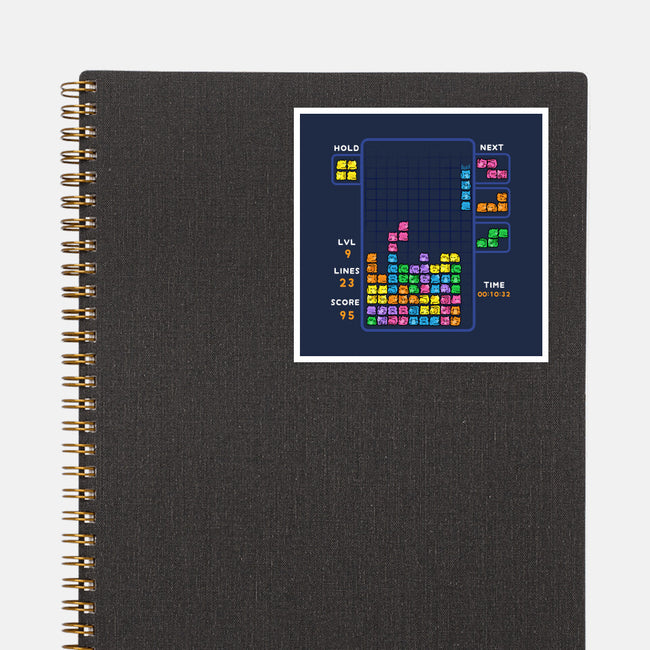 Tetris Cats-None-Glossy-Sticker-GoshWow