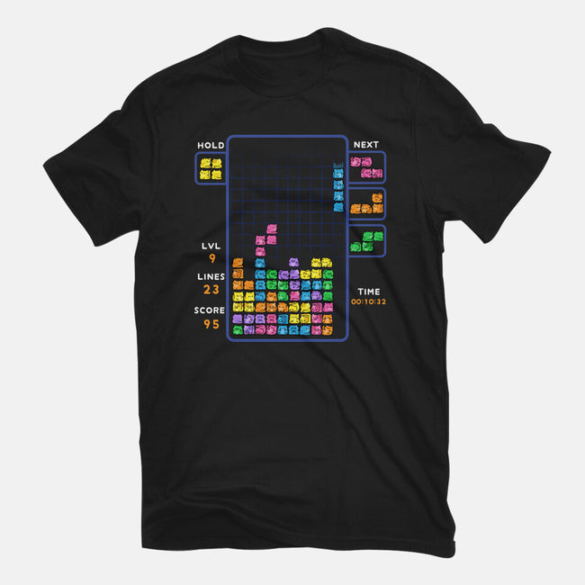 Tetris Cats-Mens-Heavyweight-Tee-GoshWow