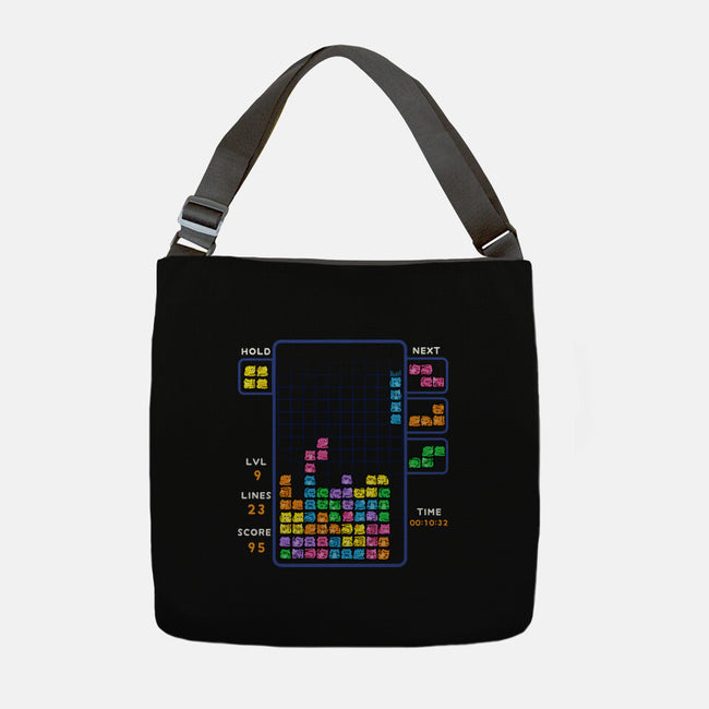 Tetris Cats-None-Adjustable Tote-Bag-GoshWow