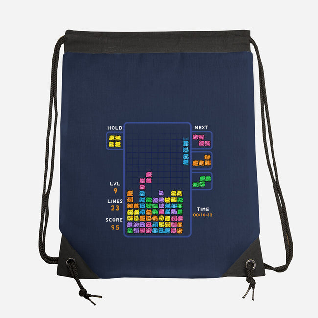 Tetris Cats-None-Drawstring-Bag-GoshWow