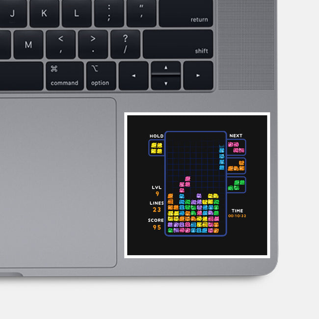 Tetris Cats-None-Glossy-Sticker-GoshWow
