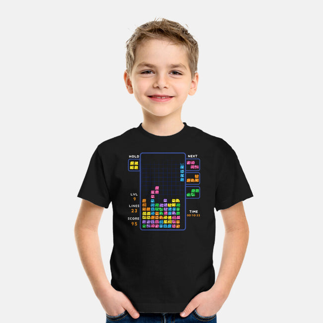 Tetris Cats-Youth-Basic-Tee-GoshWow