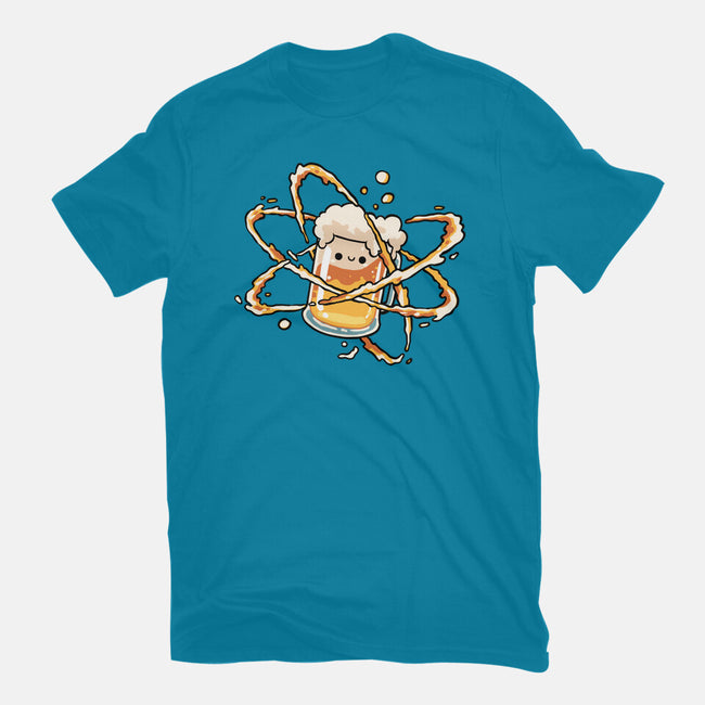 Beer Atom-Womens-Basic-Tee-GoshWow