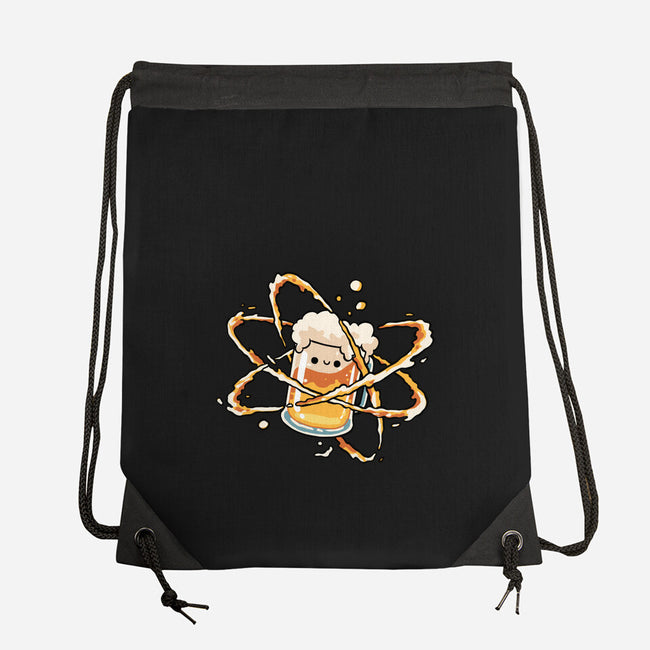 Beer Atom-None-Drawstring-Bag-GoshWow