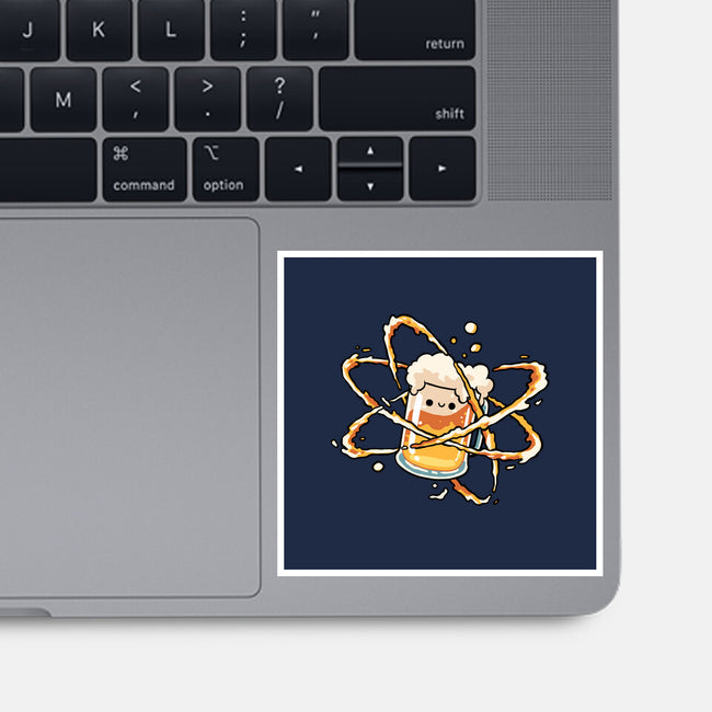 Beer Atom-None-Glossy-Sticker-GoshWow