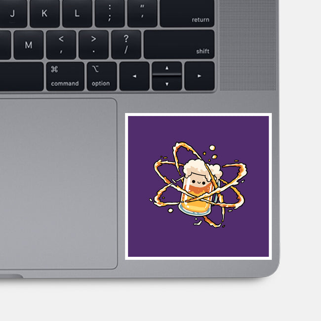 Beer Atom-None-Glossy-Sticker-GoshWow