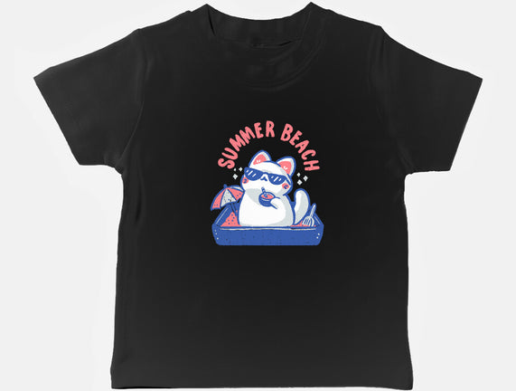 Funny Summer Beach Cat