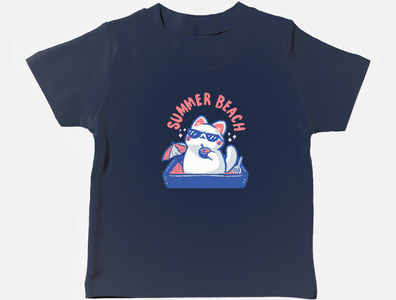 Funny Summer Beach Cat