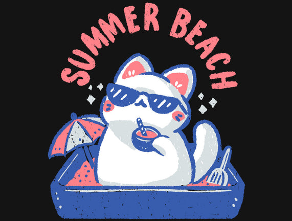 Funny Summer Beach Cat