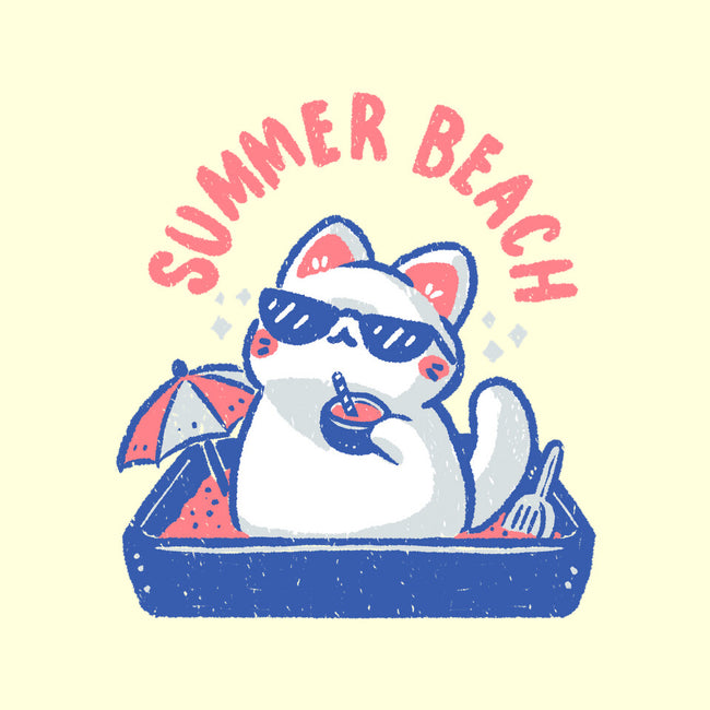 Funny Summer Beach Cat-None-Mug-Drinkware-xMorfina
