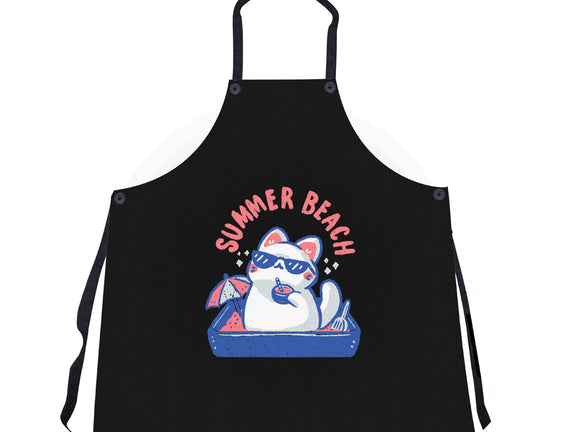 Funny Summer Beach Cat