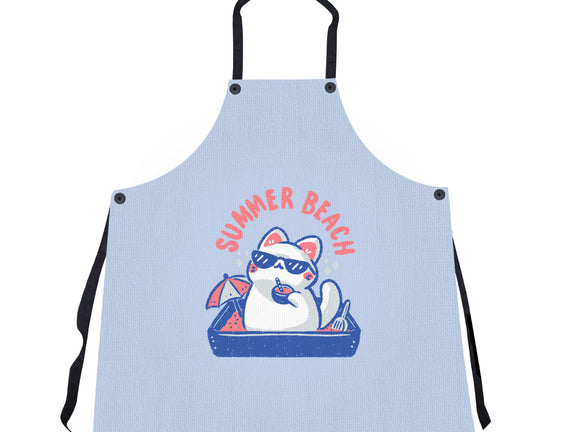Funny Summer Beach Cat