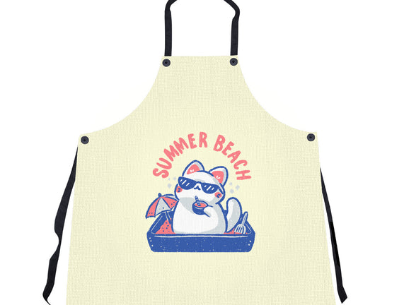 Funny Summer Beach Cat