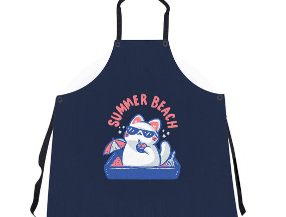 Funny Summer Beach Cat