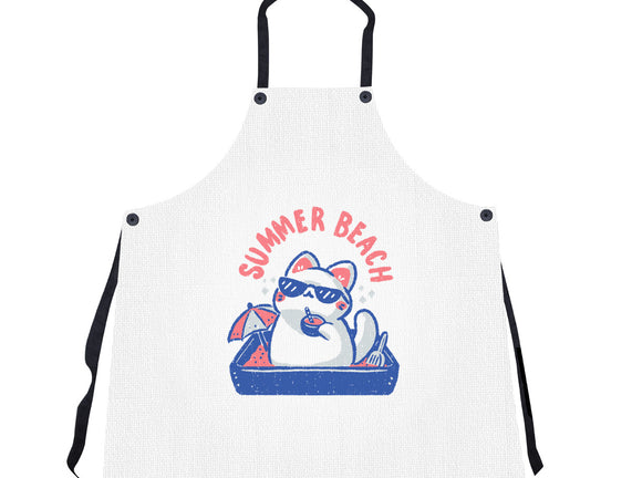 Funny Summer Beach Cat