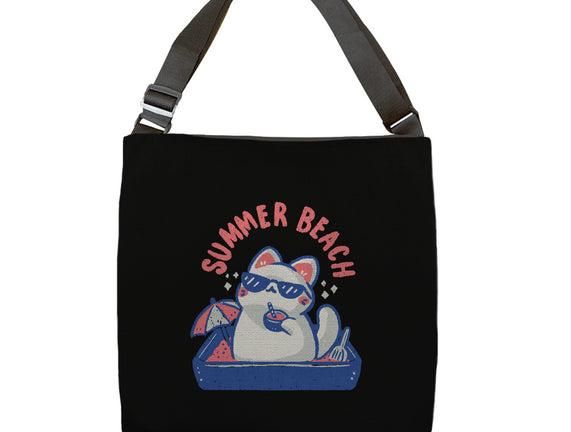 Funny Summer Beach Cat