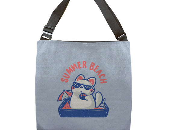 Funny Summer Beach Cat