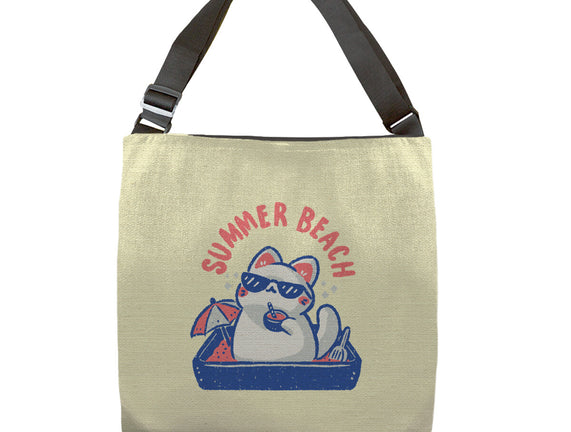 Funny Summer Beach Cat