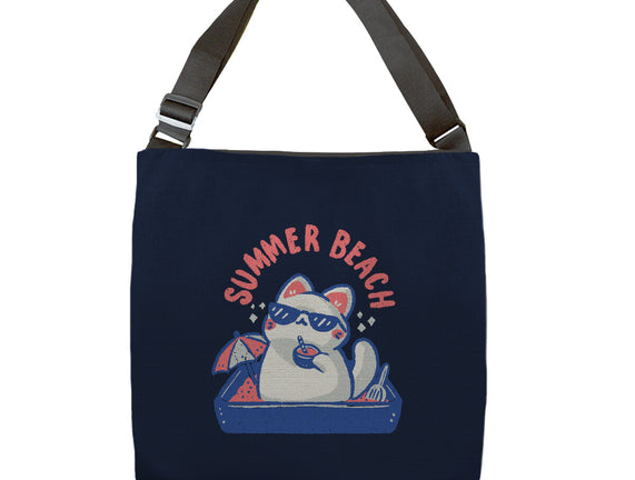 Funny Summer Beach Cat