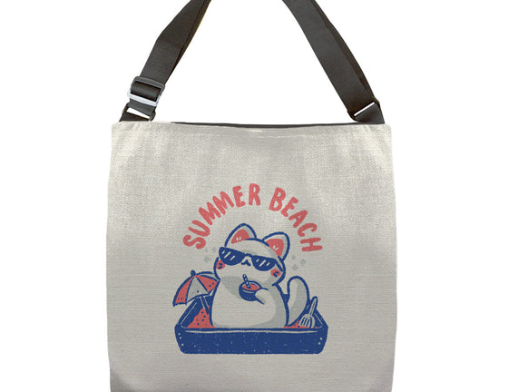 Funny Summer Beach Cat