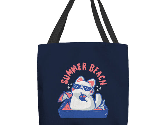 Funny Summer Beach Cat