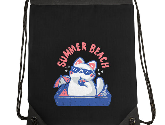 Funny Summer Beach Cat