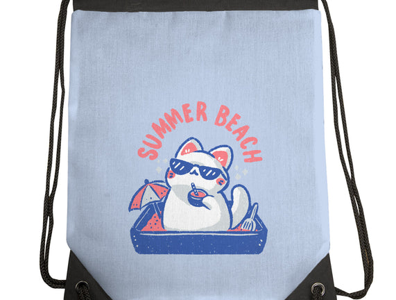 Funny Summer Beach Cat
