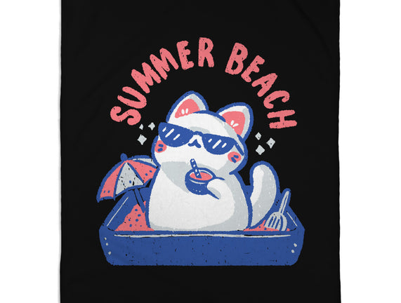 Funny Summer Beach Cat