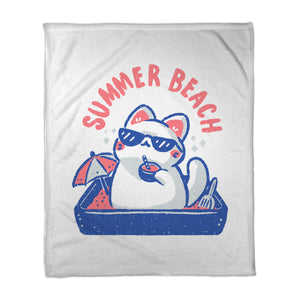 Funny Summer Beach Cat